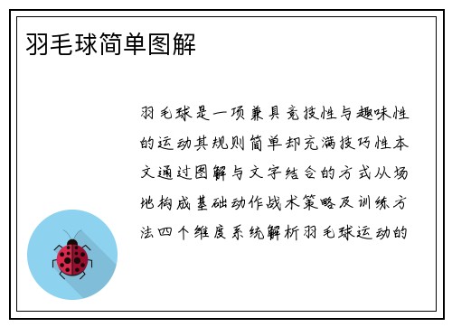 羽毛球简单图解